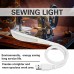 ZJchao Sewing Machine LED Light  LED Light Work Adjustable Magnetic Base Lamp Part Fits All Sewing Machines(USB black) - B07FCFTQ3K